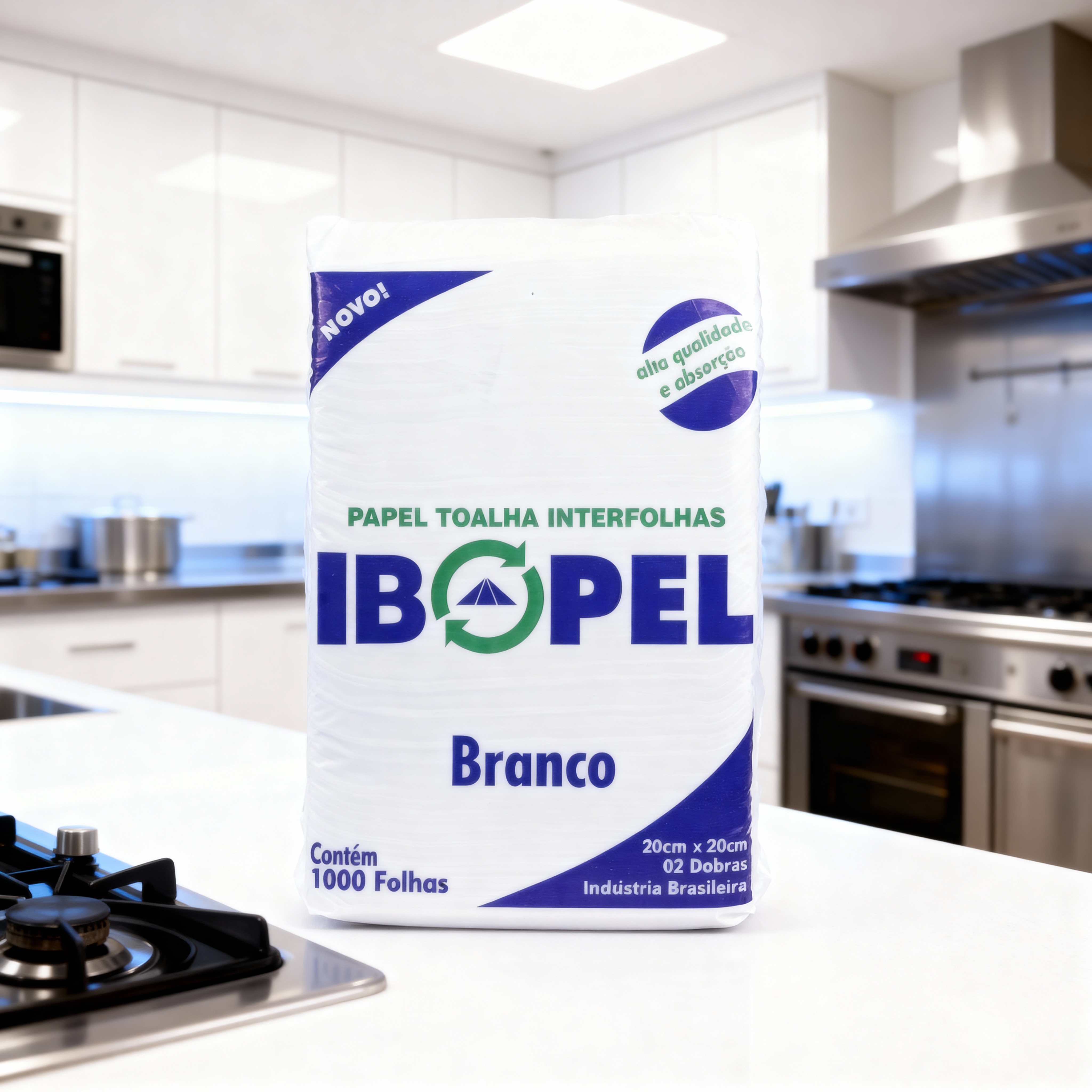 Papel Toalha Interfolhado branco